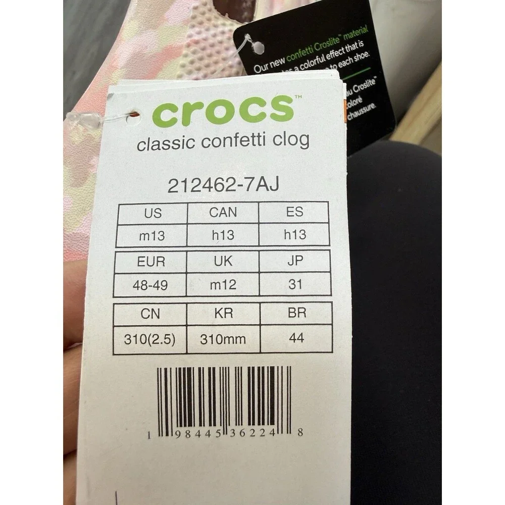 CROCS classic confetti